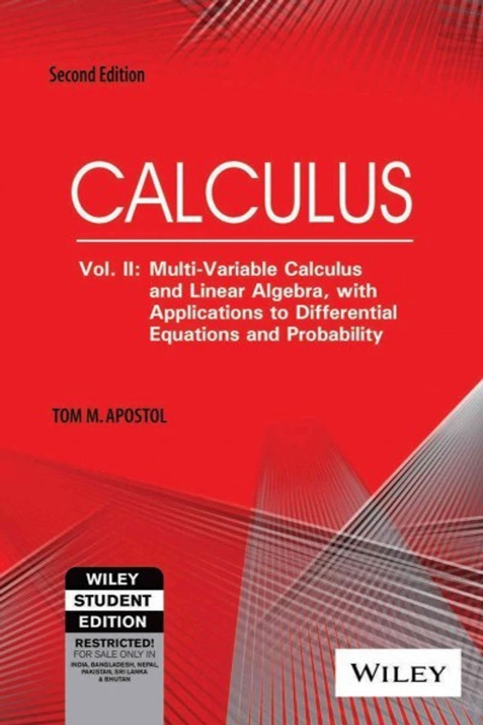 Calculus: vol.II multi-variable calculus and linear algebra, with applications to differential equations and probability