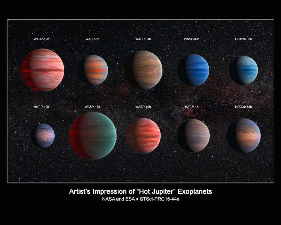 Hot Jupiter Exoplanets